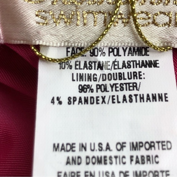 Shoshanna One Piece Halter High Neck Pink Swimsuit Size 2 - Picture 6 of 11